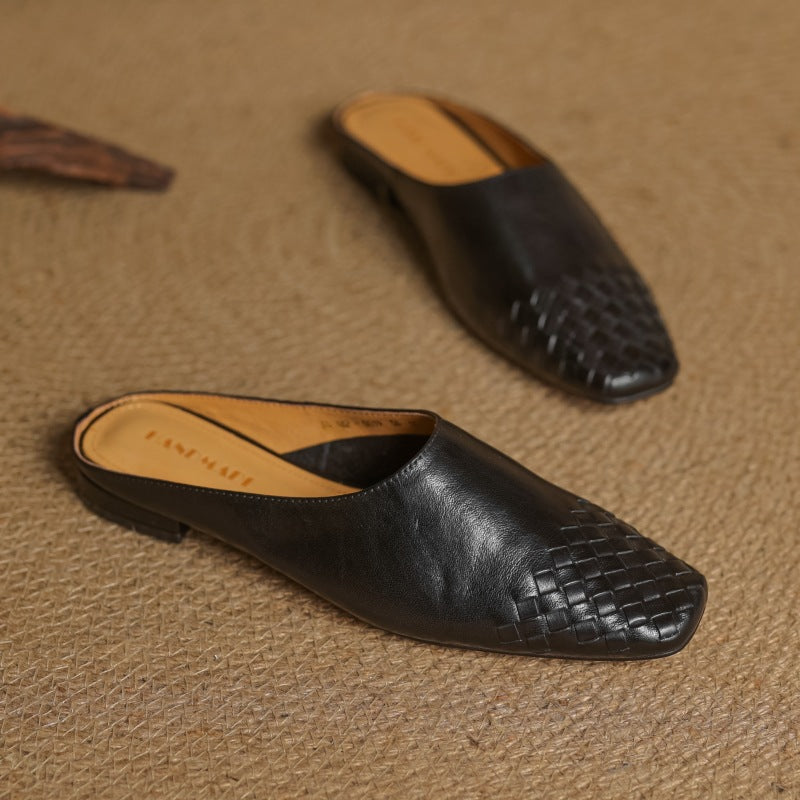 Womens Handmade Vintage Flat Sandals