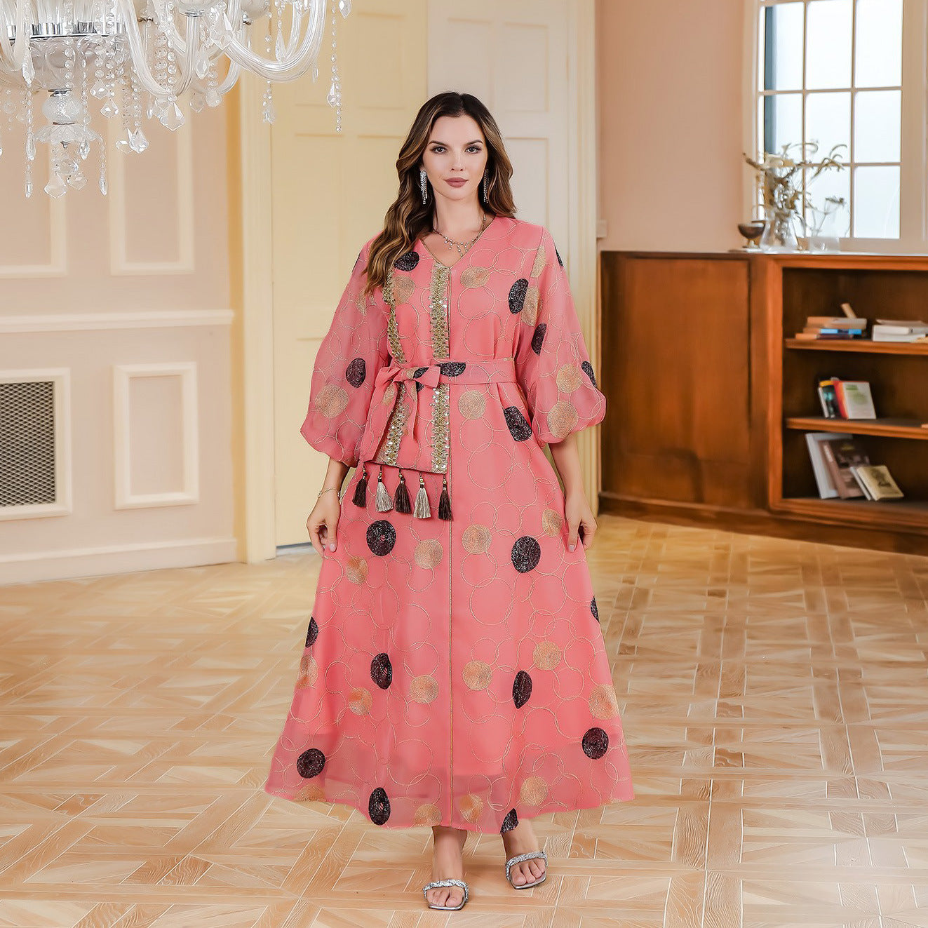 Sequin Dress Muslim Long Dress Women's Clothing