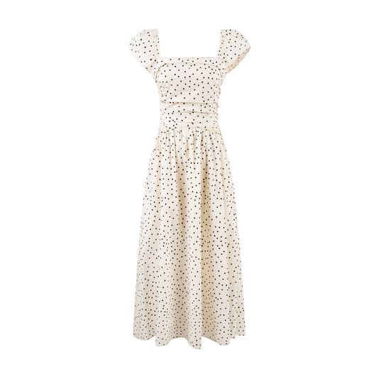 Waist-Cinched Elegant Long Dress