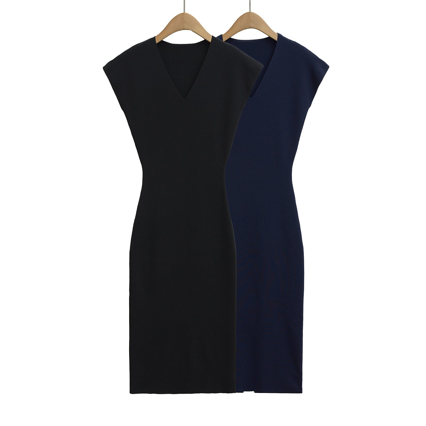 V-neck Bodycon Long Dress