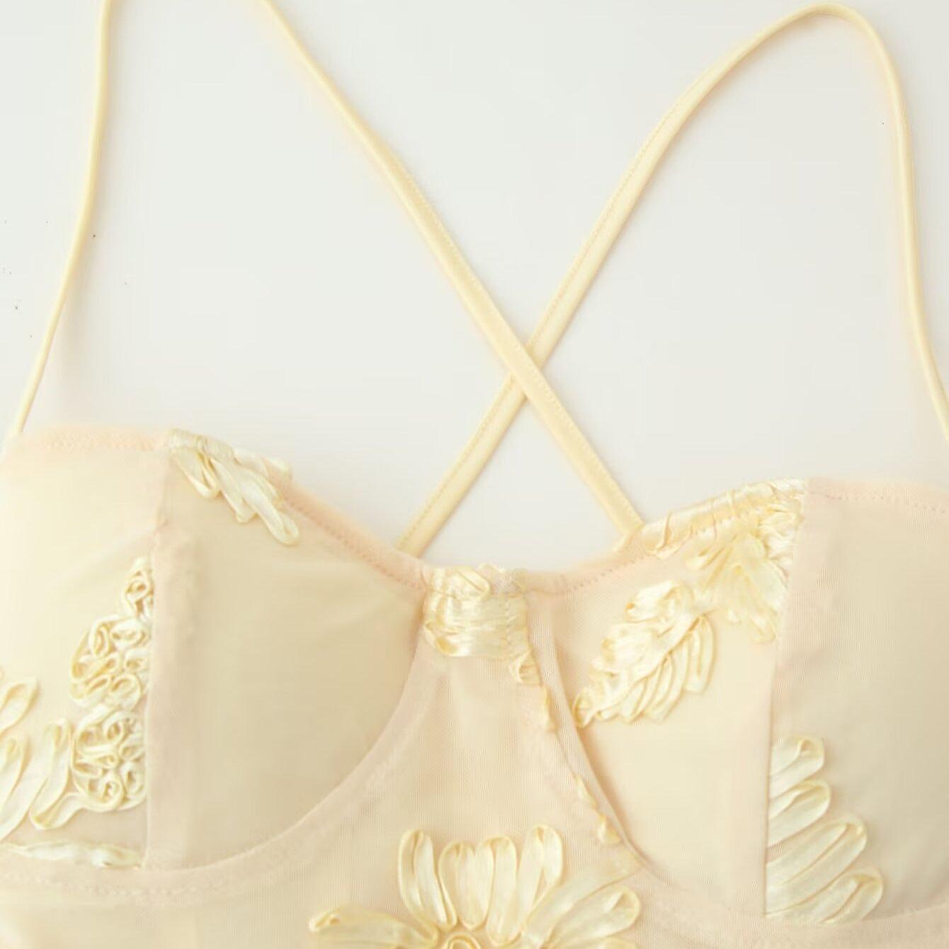 Panhua Embroidered Strap Long Dress