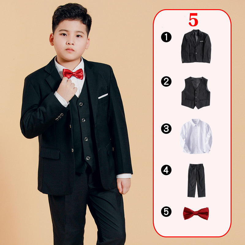 Fat Boy Suit, Boy Plus Fat Big Size Suit, Children's Host Costume, Big Boy Piano Performance Dress