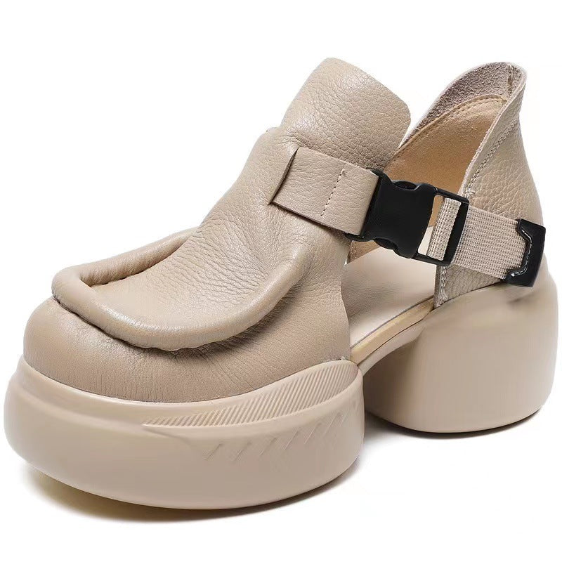 Summer Platform Retro Literary Lady Sandals