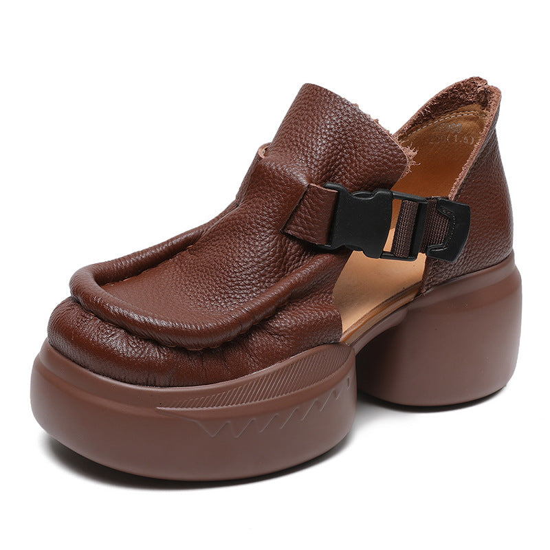 Summer Platform Retro Literary Lady Sandals