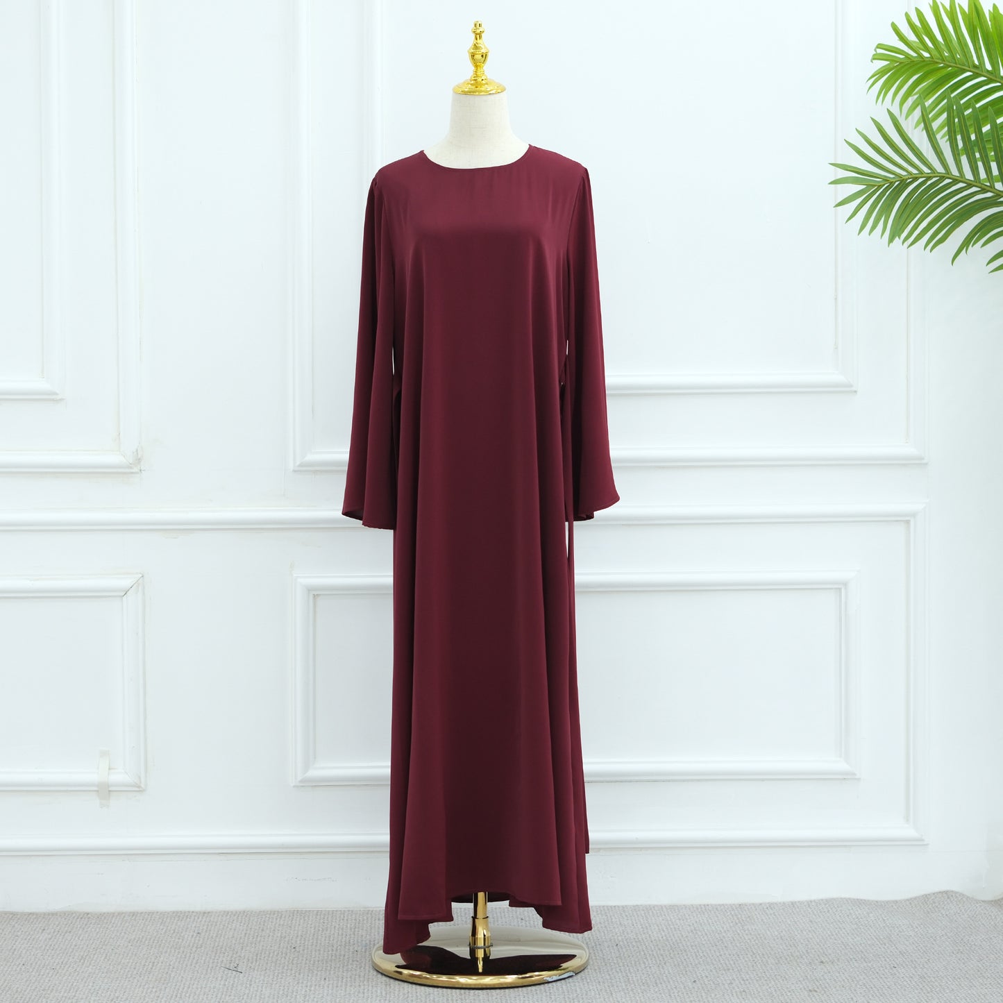Middle East Simple Solid Color dress