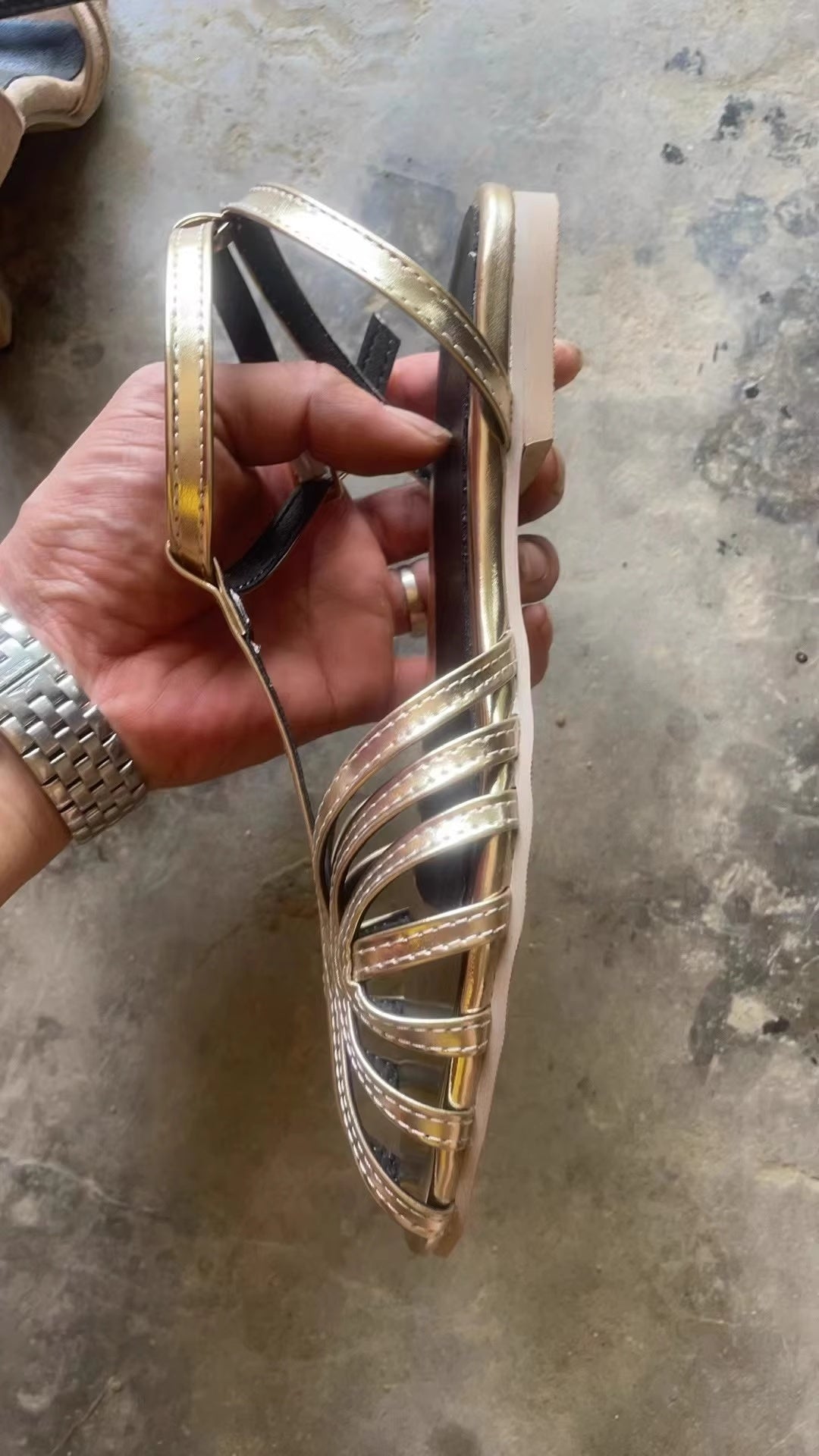 Summer Fashion Flat Peep Toe Ankle Buckle Hollow Women's Sandals