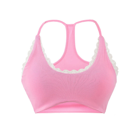 Sexy Lace Bralette with Padded Back Design for Women