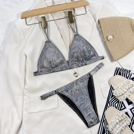 New Swimsuit Bikini Ladies European and American Swimwear Sexy Split Bikini