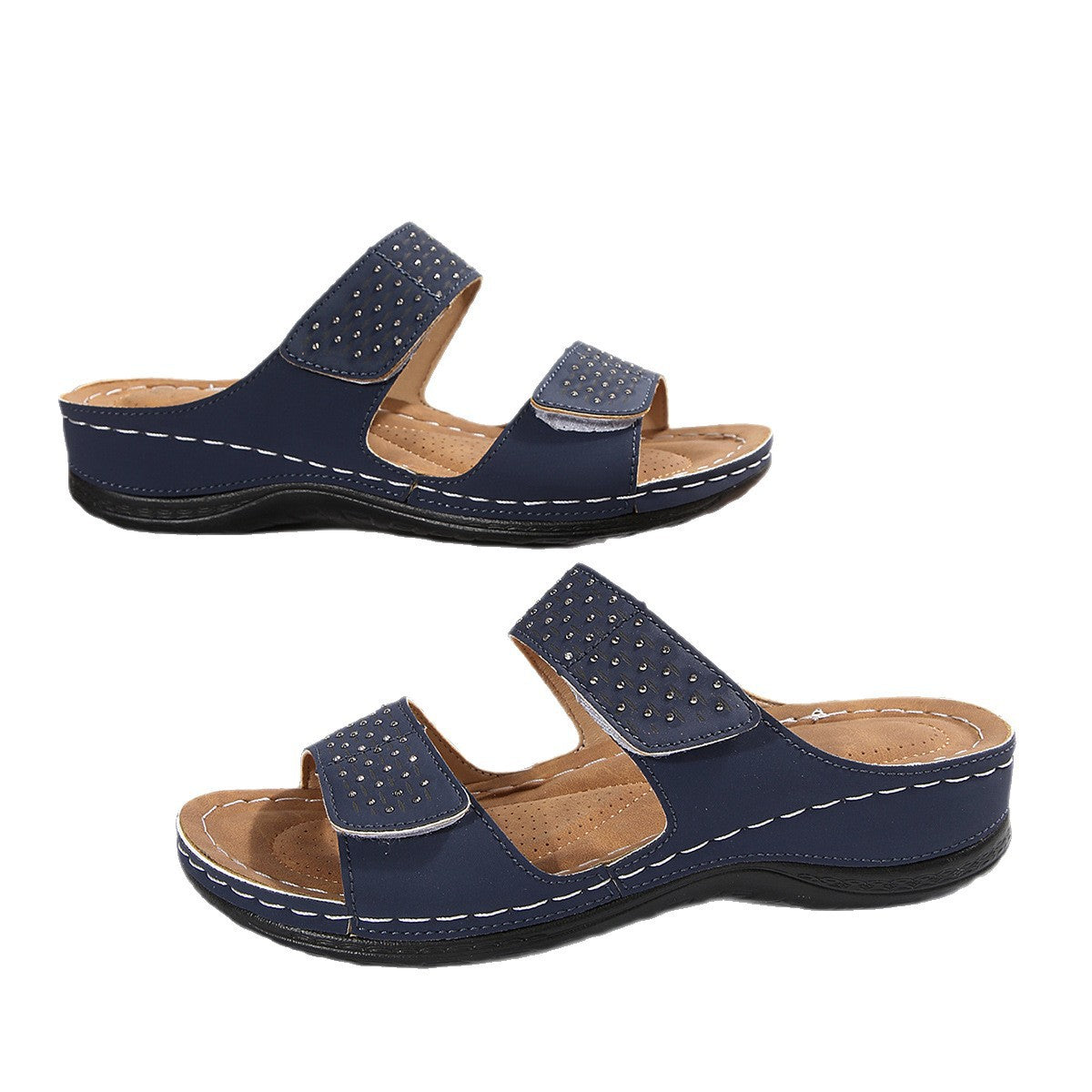 Women's Plus-Size Hollowed-Out Wedge Sandals