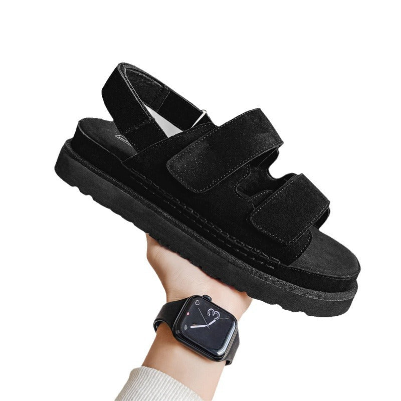 Women's Thick-soled Casual British-style All-match Roman Shoes