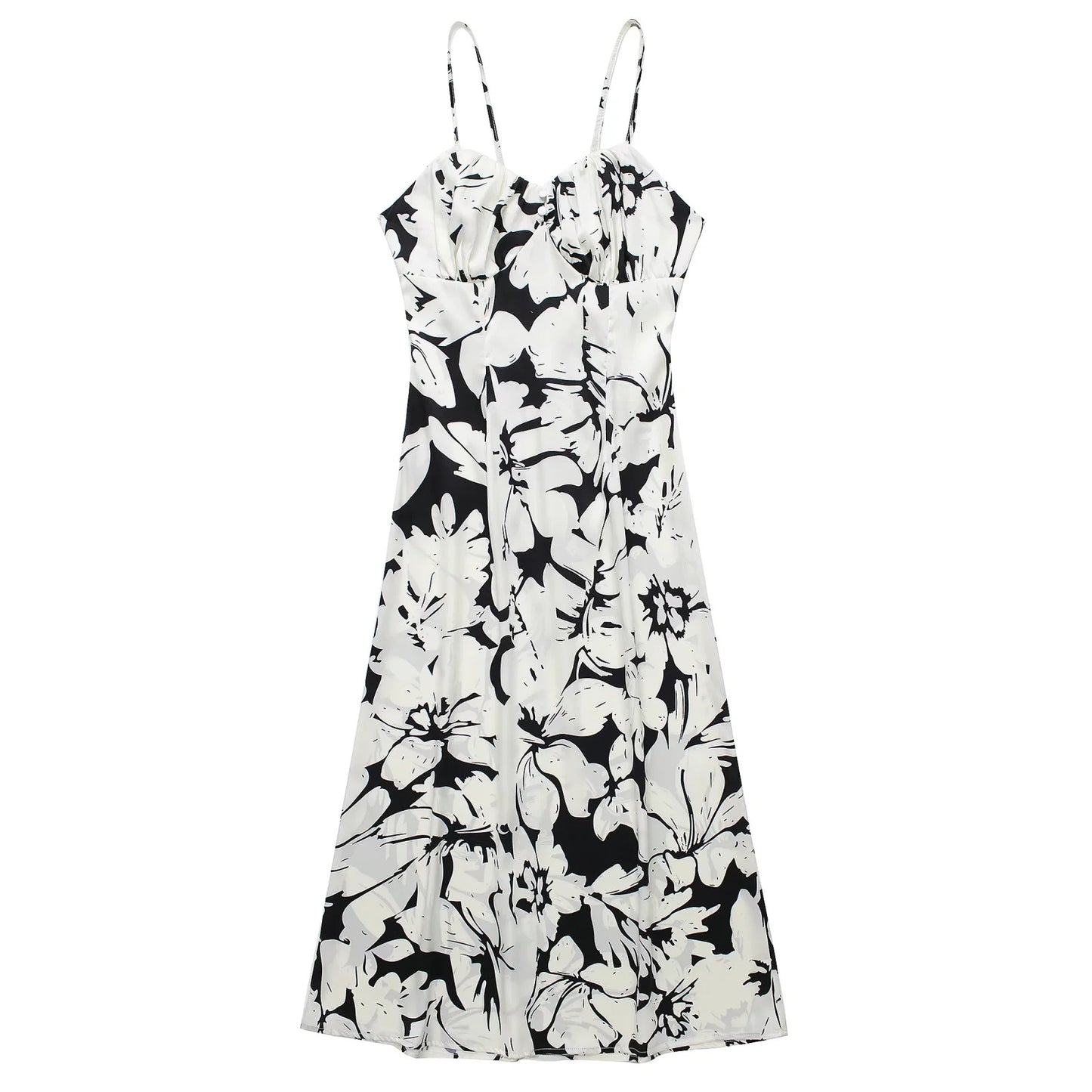 Tropical Style Printed Long Dress Woman Slip Beach Dress Sexy Summer Long Dresses For Women Sleeveless Long Dresses