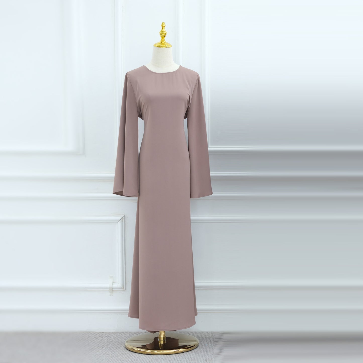 Middle East Simple Solid Color dress