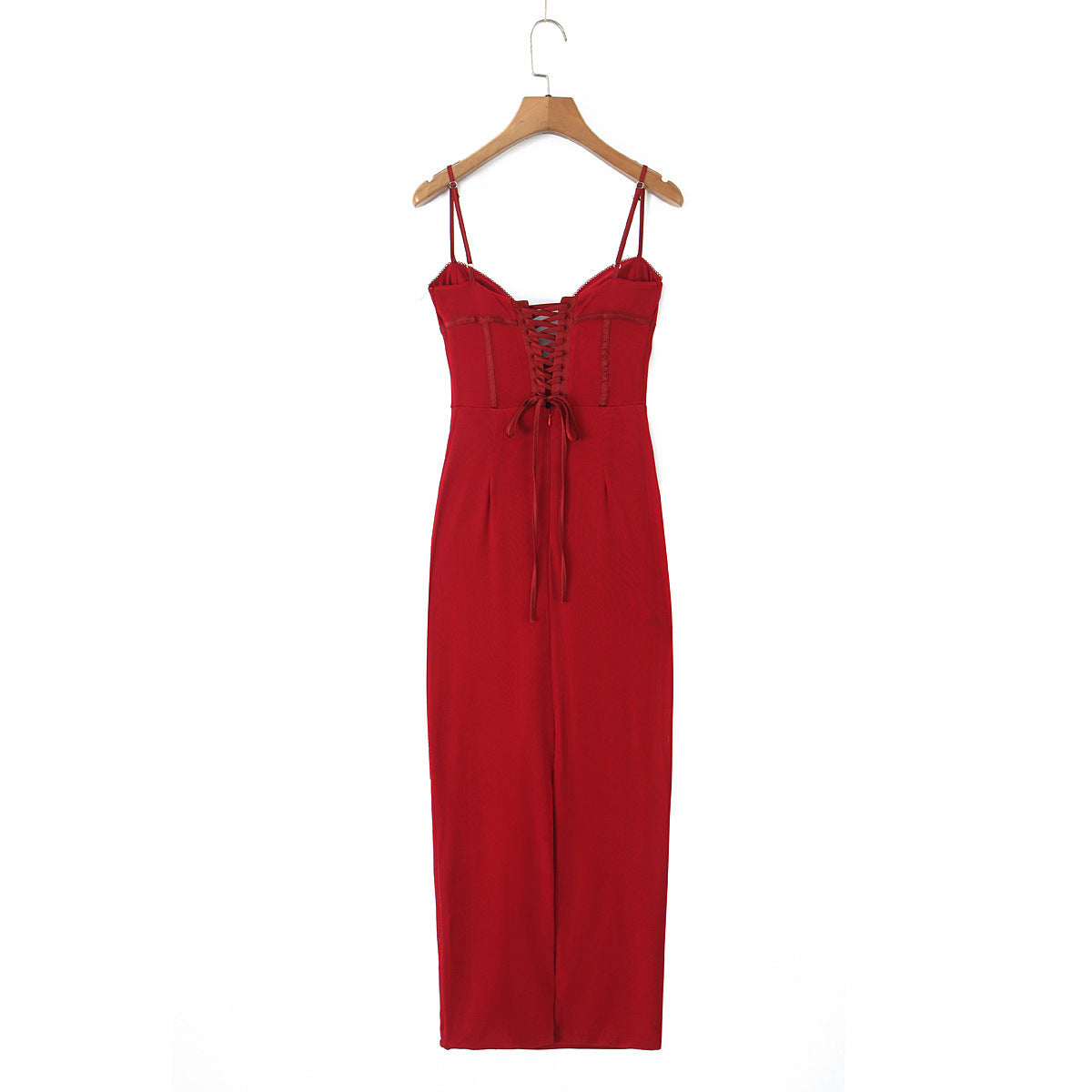 Slim fit long camisole dress