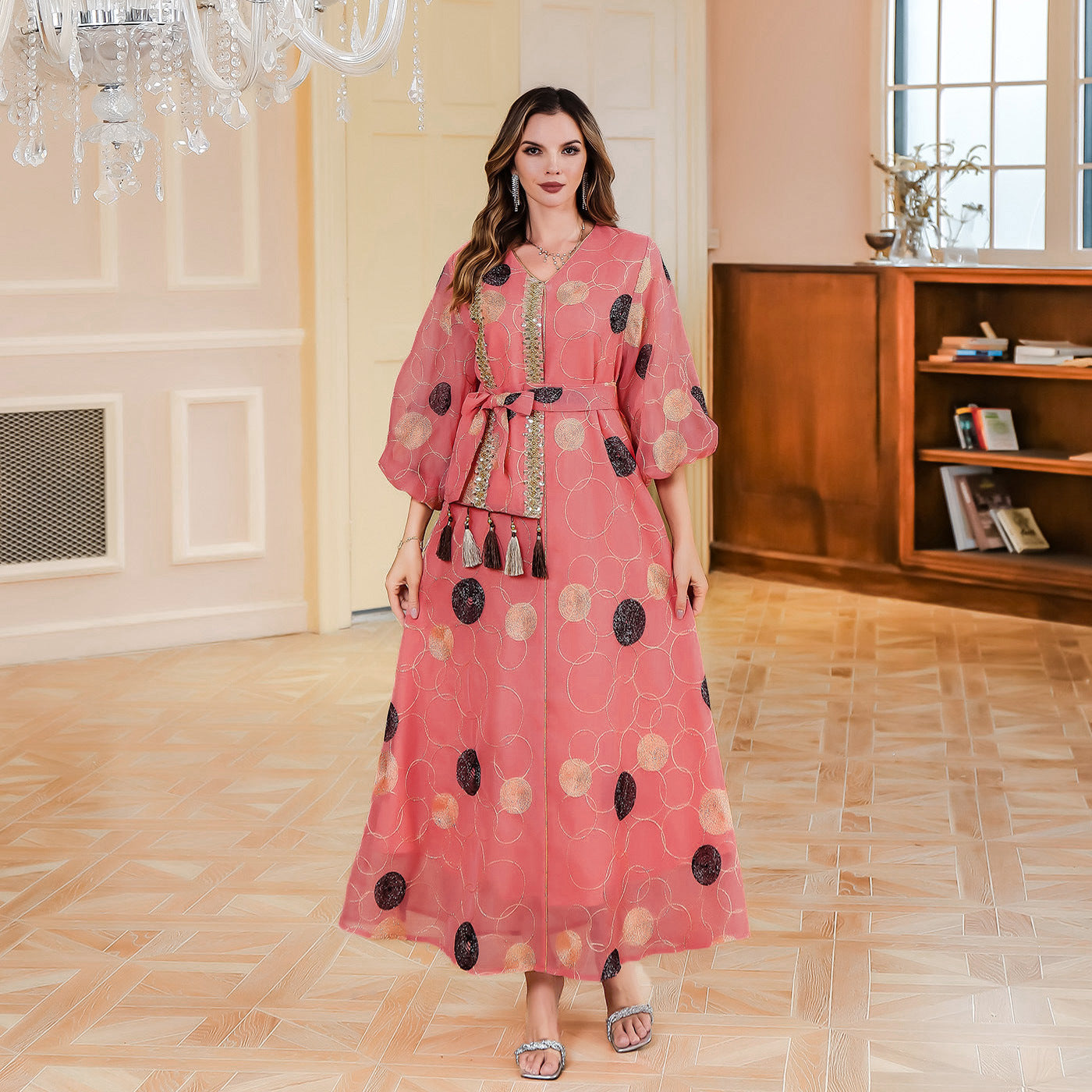 Sequin Dress Muslim Long Dress Women's Clothing