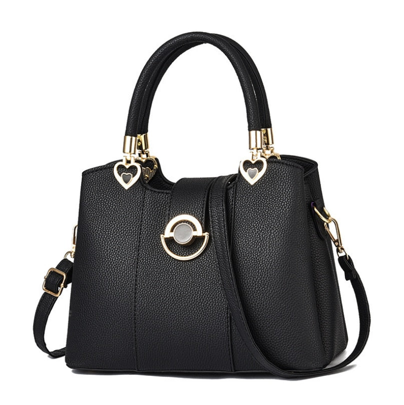 Western Style Solid Color Fashion Womens Handbags New High Quality Leather Women's Handbags Soft Leather Shoulder Messenger Bag