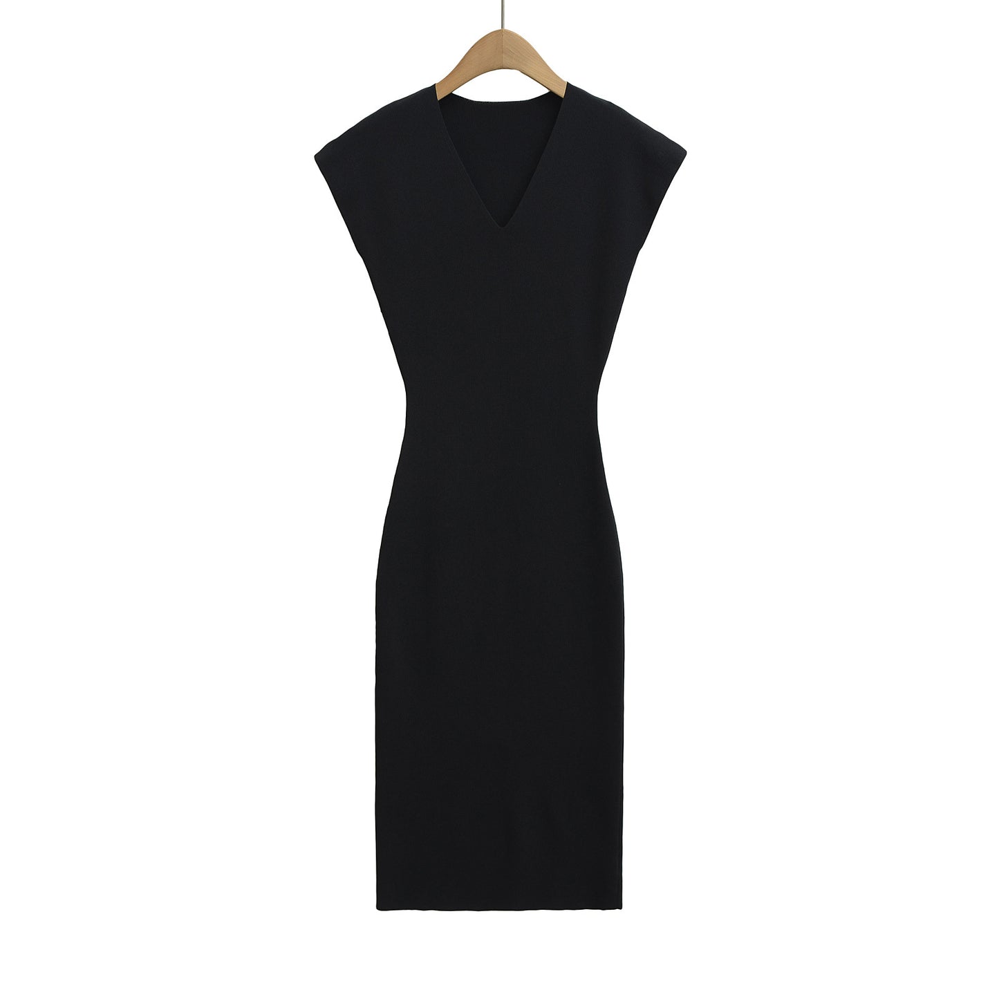 V-neck Bodycon Long Dress