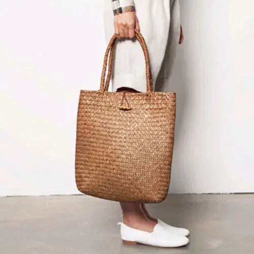 Womens Summer Straw Large Tote Bag Crossbody Beach Shoulder Bag Handbag