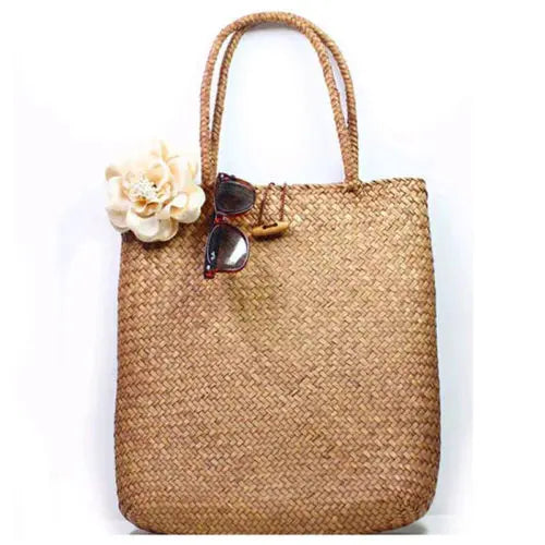 Womens Summer Straw Large Tote Bag Crossbody Beach Shoulder Bag Handbag