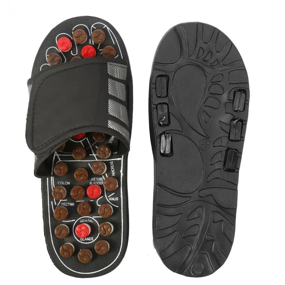 Foot Massage Slippers Acupuncture Therapy Massager Shoes For legs Acupoint Activating Reflexology Feet Care massageador Sandal