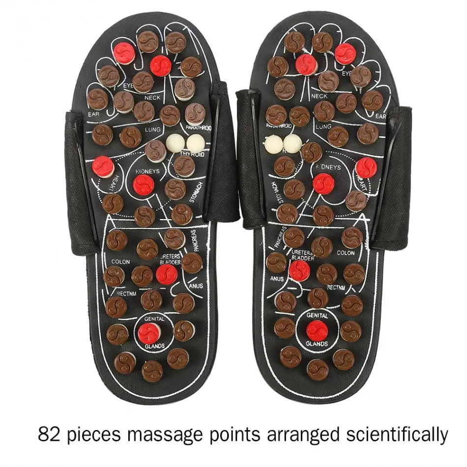 Foot Massage Slippers Acupuncture Therapy Massager Shoes For legs Acupoint Activating Reflexology Feet Care massageador Sandal