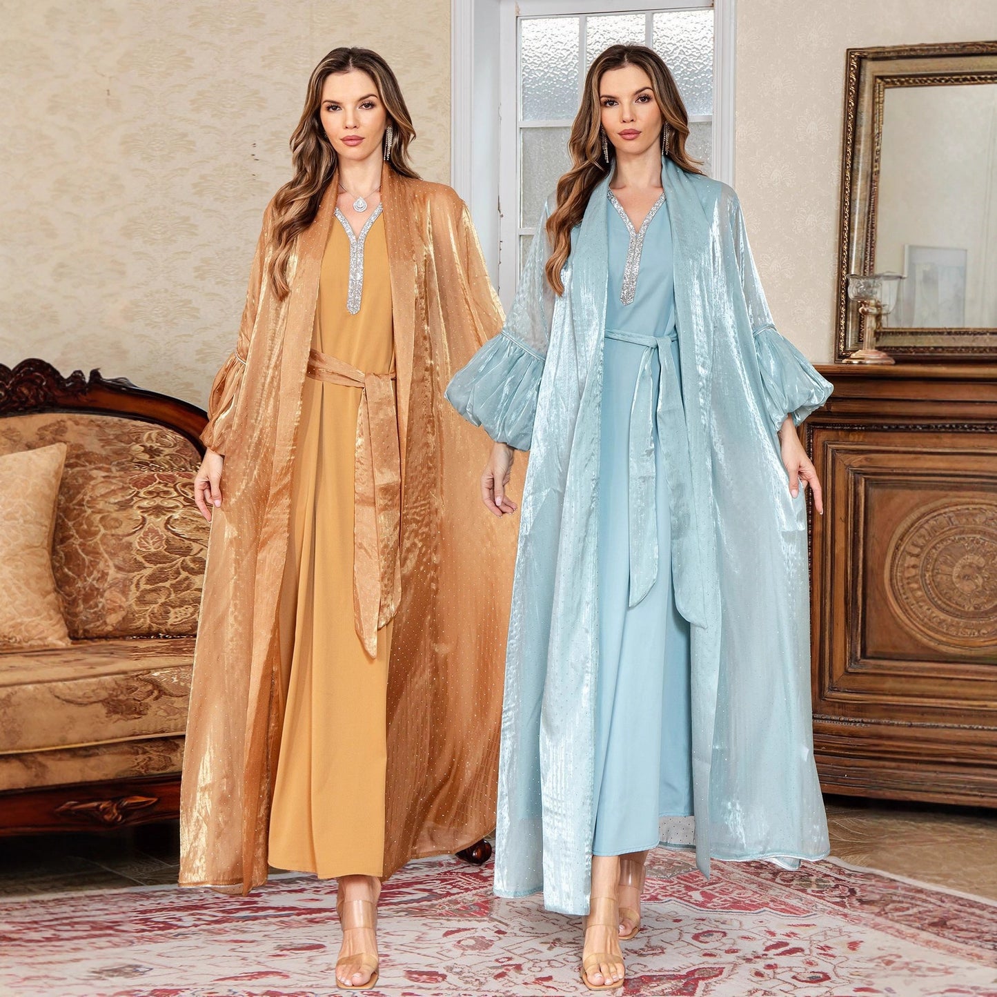 Dubai Two-piece Set Dress Elegant Arabic